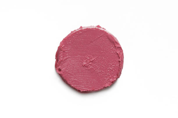istock Pink ceamy makeup sample islated on white background. Decorative cosmetic smear. 1396914649
