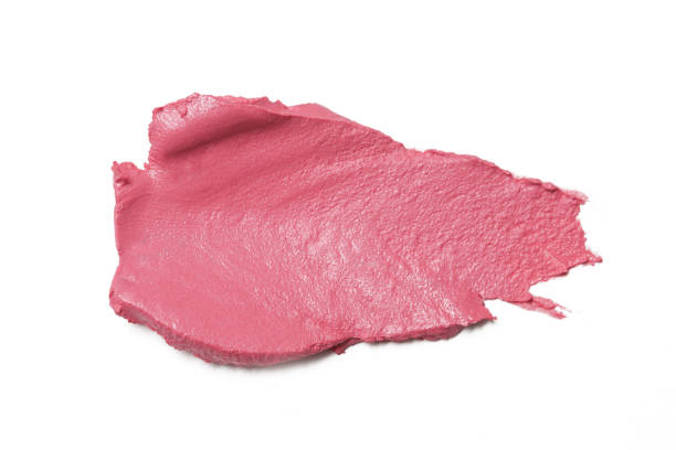 istock Pink ceamy makeup sample islated on white background. Decorative cosmetic smear. 1396914702