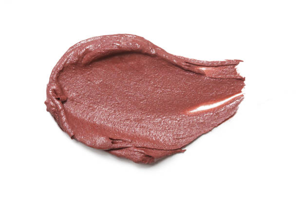istock Brown creamy makeup sample isolated on white background. Decorative cosmetic smear. 1396914821