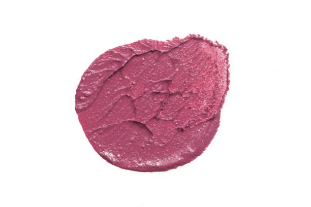 istock Pink ceamy makeup sample islated on white background. Decorative cosmetic smear. 1396915411