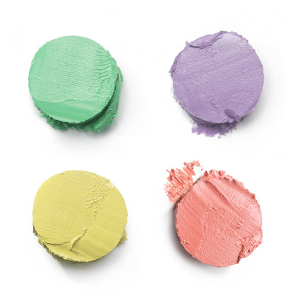 istock Color correcting concealer palette in four color correcting shades. 1396915448