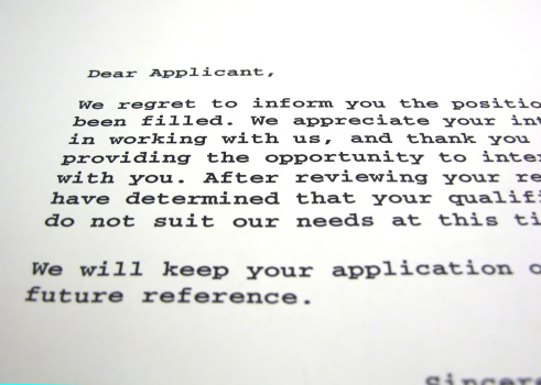 Resume Rejection Letter