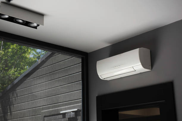 Air Conditioner On The Wall.