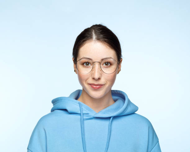 istock Confident young woman in eyeglasses 1396917952