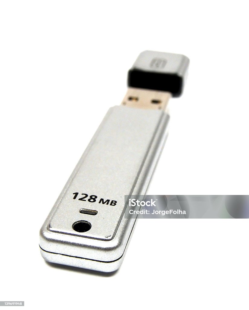 Pen Drive - Zbiór zdjęć royalty-free (Biały)