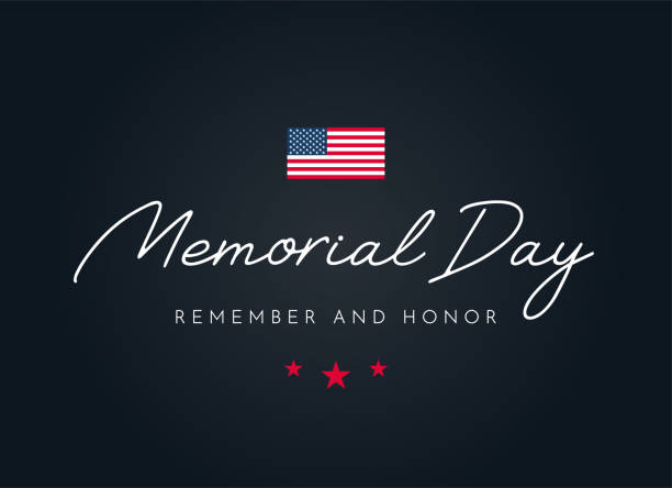 happy memorial day poster, hintergrund. erinnere dich und ehre. vektor - army us military military backgrounds stock-grafiken, -clipart, -cartoons und -symbole