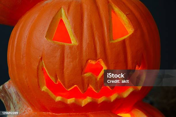 Jack Olantern Halloween - Fotografie stock e altre immagini di Allegro - Allegro, Close-up, Colore nero