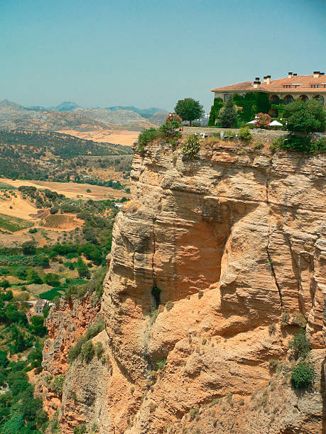 okrągły - andalusia ronda inside of village zdjęcia i obrazy z banku zdjęć