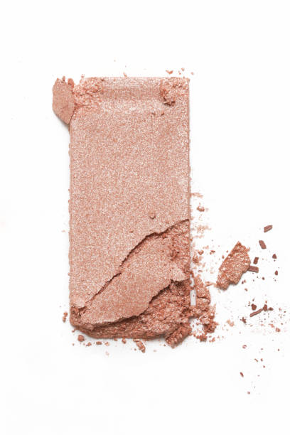istock Crushed neutral toned eyeshadow make up palette isolated on white background 1396924465