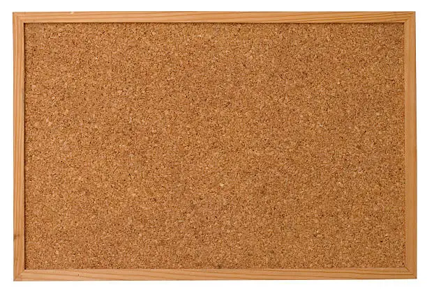 Blank office corkboard