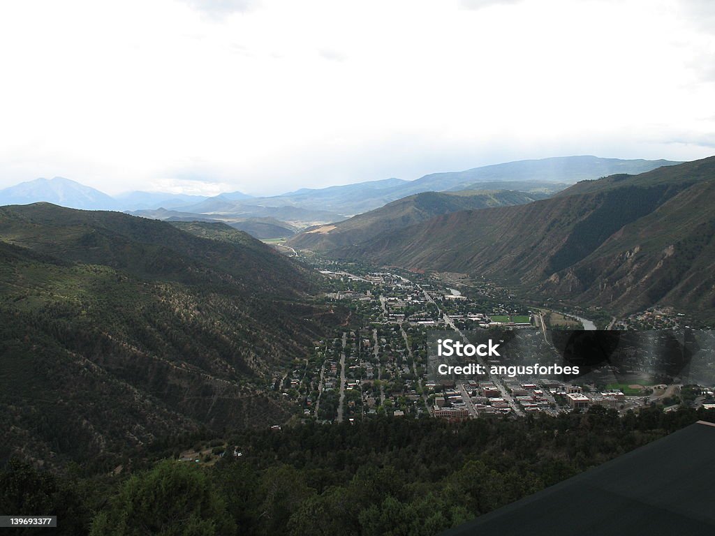 Glenwood SpringsCity in Colorado USA - Royalty-free Aldeia Foto de stock