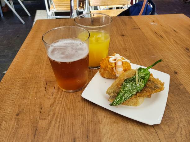 istock breakfast with toast and orange juice, photo as a background 1396936609