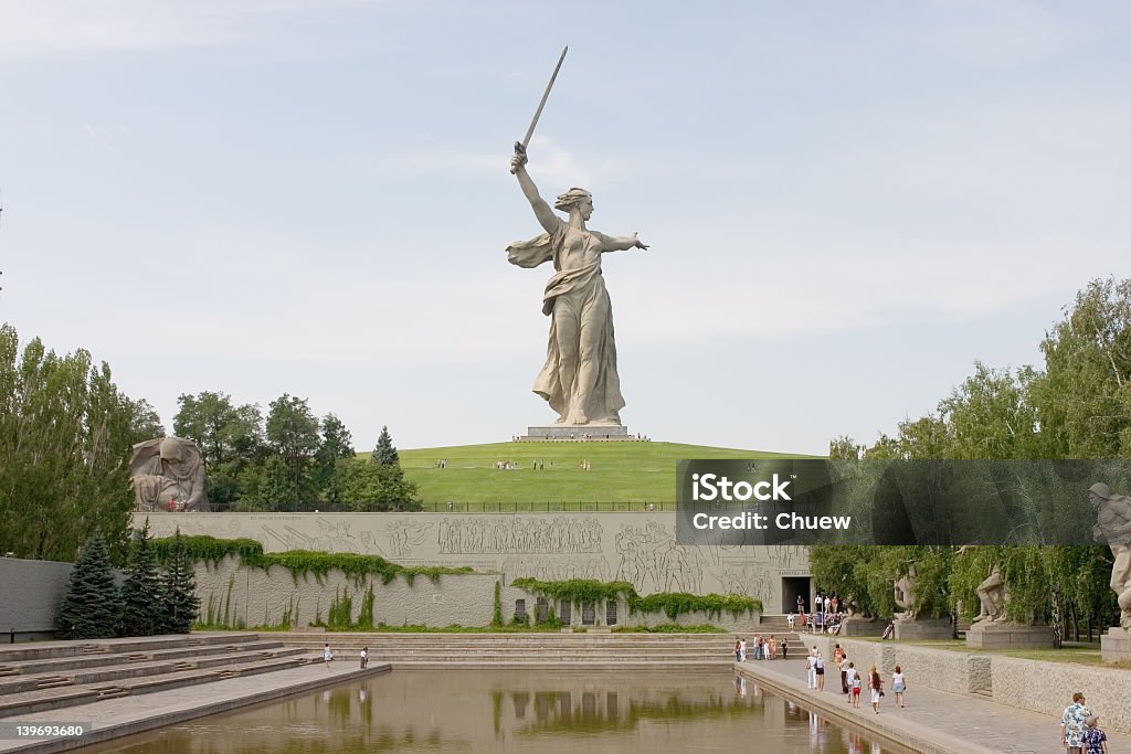 Memoriale della seconda guerra mondiale a Volgograd, Russia - Foto stock royalty-free di Stalin