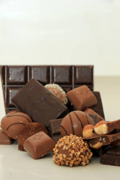 istock Different sorts of chocolates 1396936900