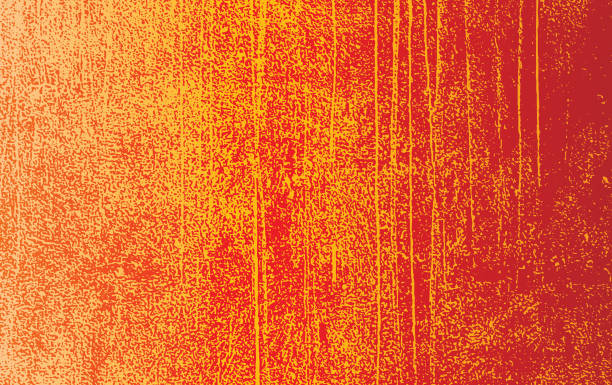 고민하고, 풍화되고, 질감이있는 배경 - orange wall textured paint stock illustrations
