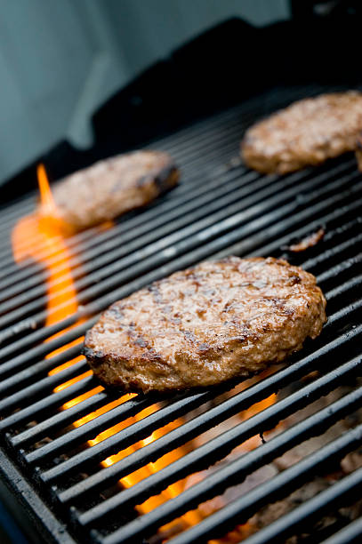 istock Burgers on the grill 139693987