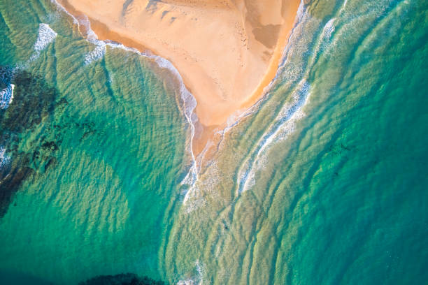 istock Abstract view of ocean waters edge 1396944668