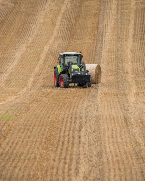 istock Farmer field tractor harvest 1396944710