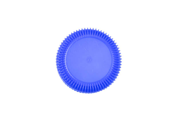 istock Blue bottle cap isolated on a white background 1396949952