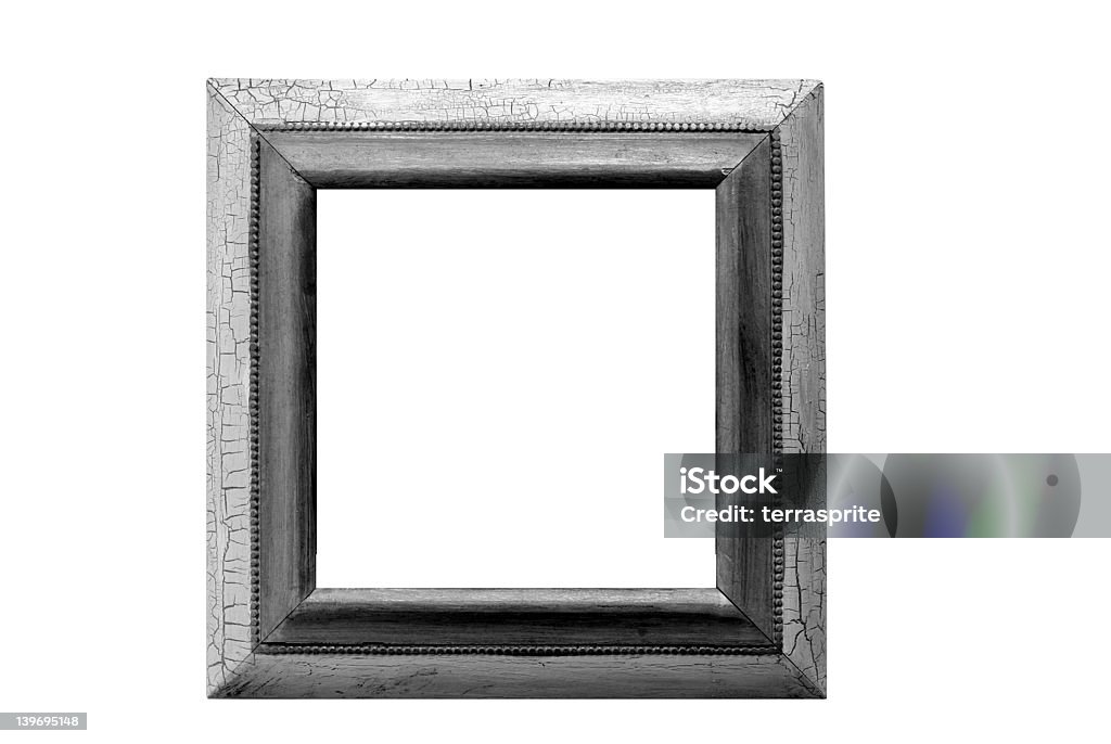 SmlRusticFrame BW - Zbiór zdjęć royalty-free (Antyczny)