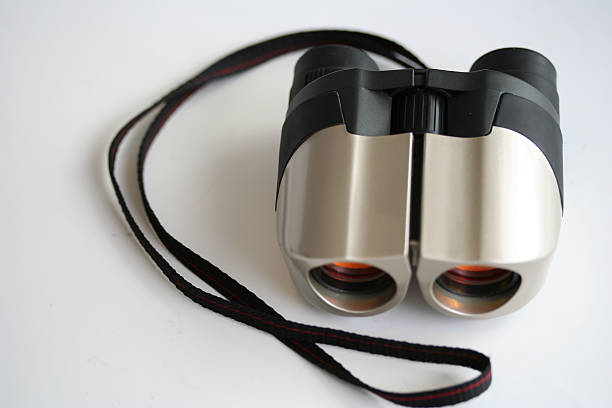 binocolo - binoculars watching optical instrument closed foto e immagini stock