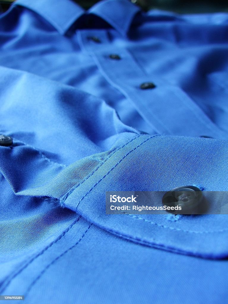 Nice Men's blue button up shirt Adult Stock Photo