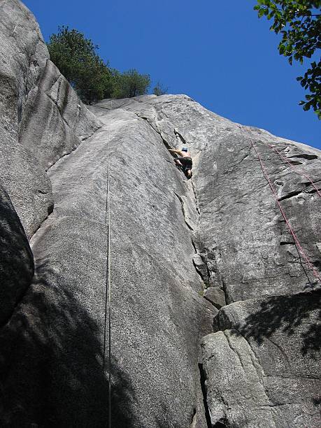 Rock Climber stock photo