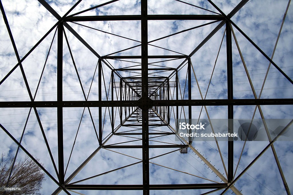 Communications tower Cellular repeater antenna Antenna - Aerial Stock Photo