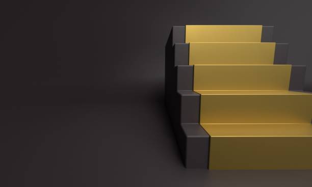 istock Carpet stairs image 3DCG illustration 1396964808
