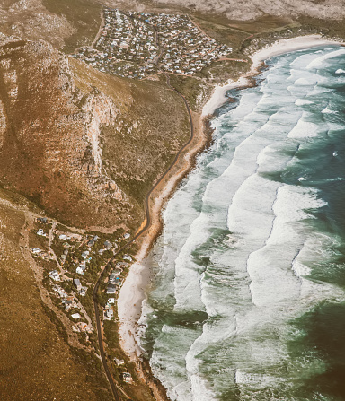 Aerial view of Cape Town.