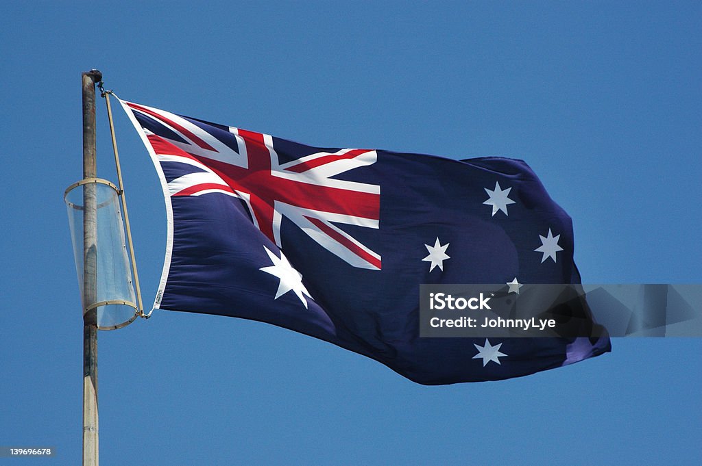 Australien Flagge - Lizenzfrei Australien Stock-Foto