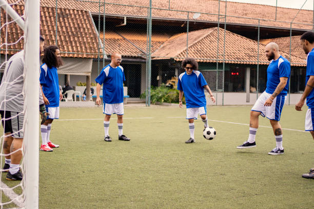 istock Friends training before the soccer match 1396968754