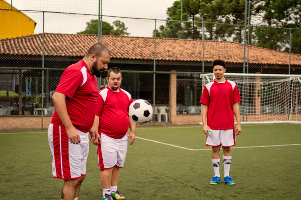 istock Friends training before the soccer match 1396968807