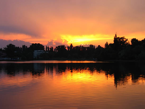 istock Sunset or sunrise near water 139696890