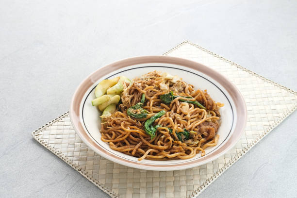 Javanese noodles or Javanese Bakmie, Javanese traditional noodle.