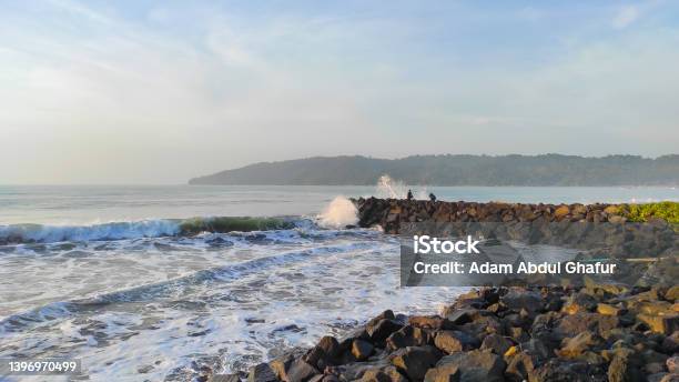 Pangandaran East Coast Stock Photo Stock Photo - Download Image Now - Abstract, Atlantic Ocean, Atmosphere