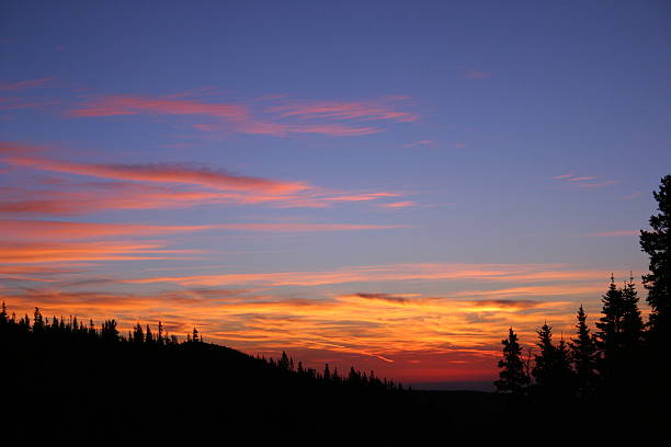Rocky Mountain Sunrise stock photo