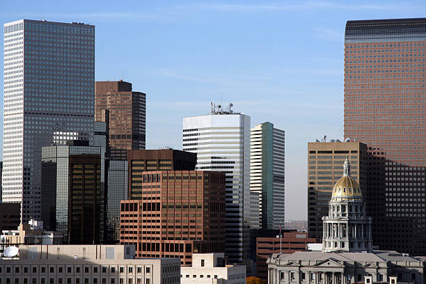 Downtown Denver Skyline stock photo
