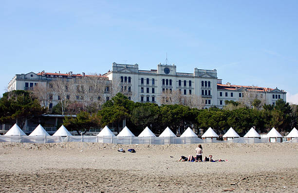 hotel, venice lido - lido zdjęcia i obrazy z banku zdjęć