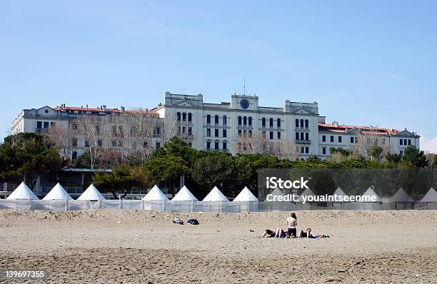 Foto de Venice Lido Hotel e mais fotos de stock de Lido di Venezia - Lido di Venezia, Veneza - Itália, Praia