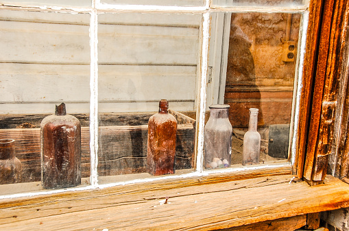 Bodie, California is a town which was suddenly abandoned. The town now stands as a picture of the past.