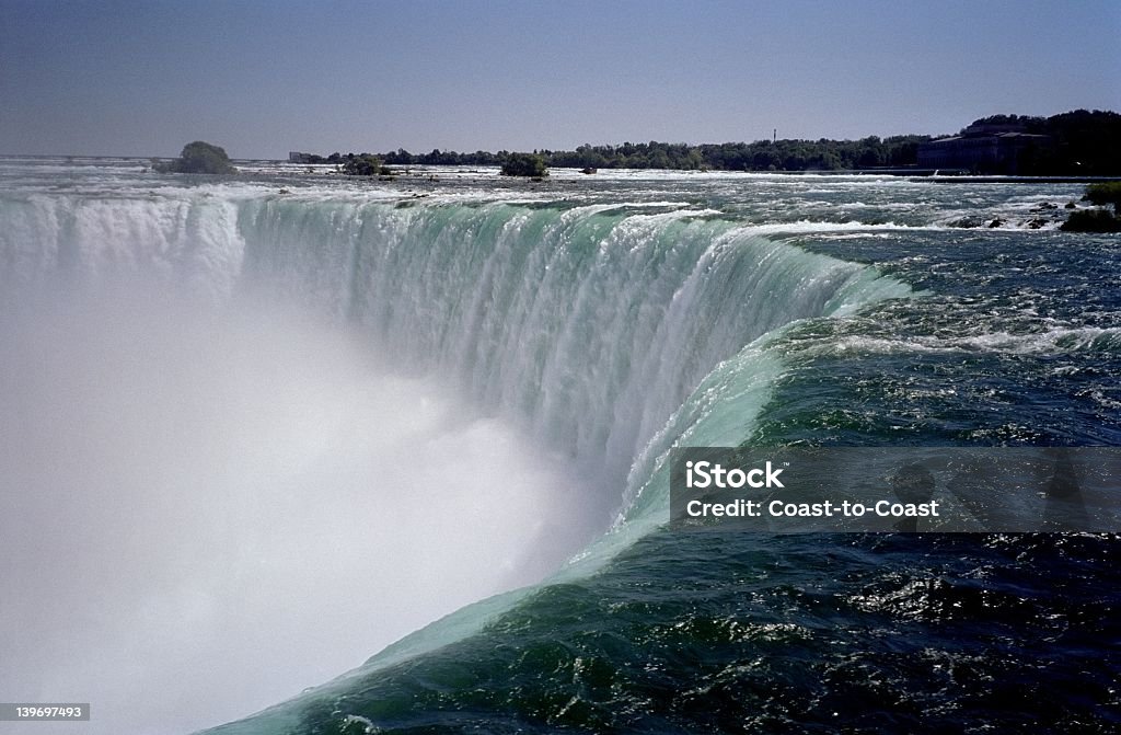 Horseshoe Falls on the Canadian side of Niagara Falls Photo of Niagara Falls from the Canadian side. Canada Stock Photo