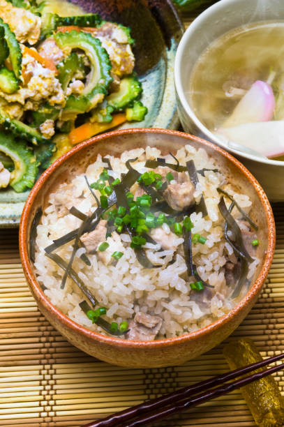 istock Pork cooked rice Local cuisine / Okinawa 1396975916