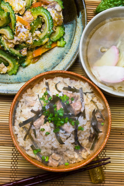 istock Pork cooked rice Local cuisine / Okinawa 1396975952