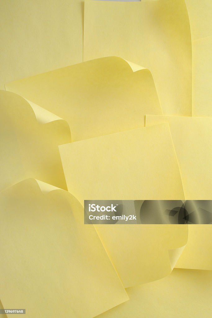 Papel amarelo - Foto de stock de Amarelo royalty-free