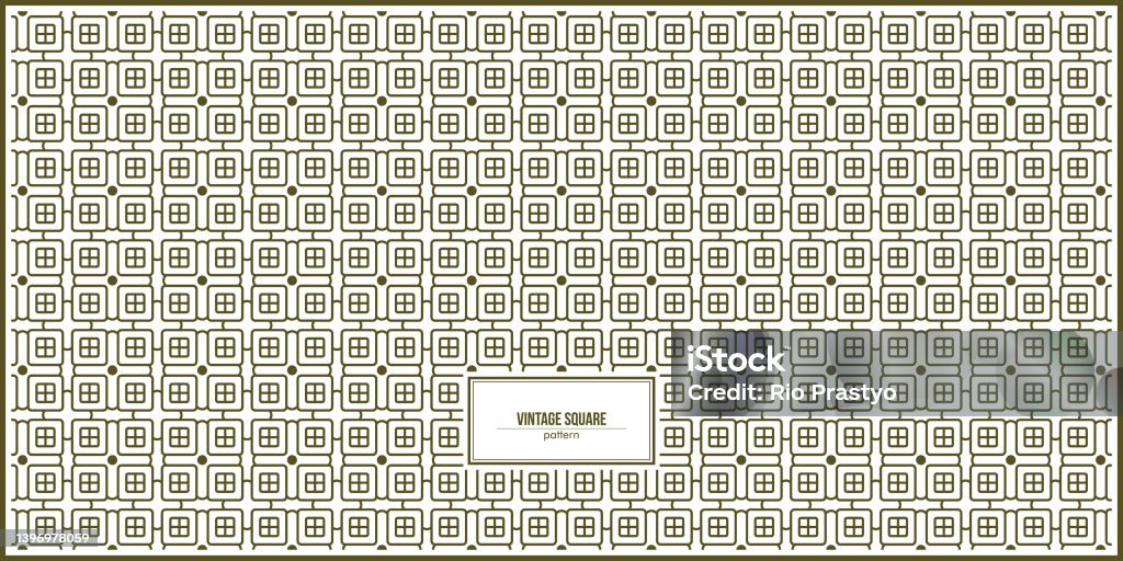 Windows With Square Pattern Vintage Pattern Of Multiple Square Windows Stock Illustration ...