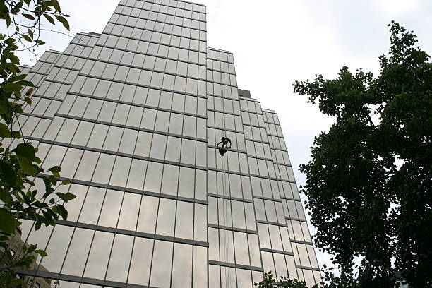 Window Washer stock photo