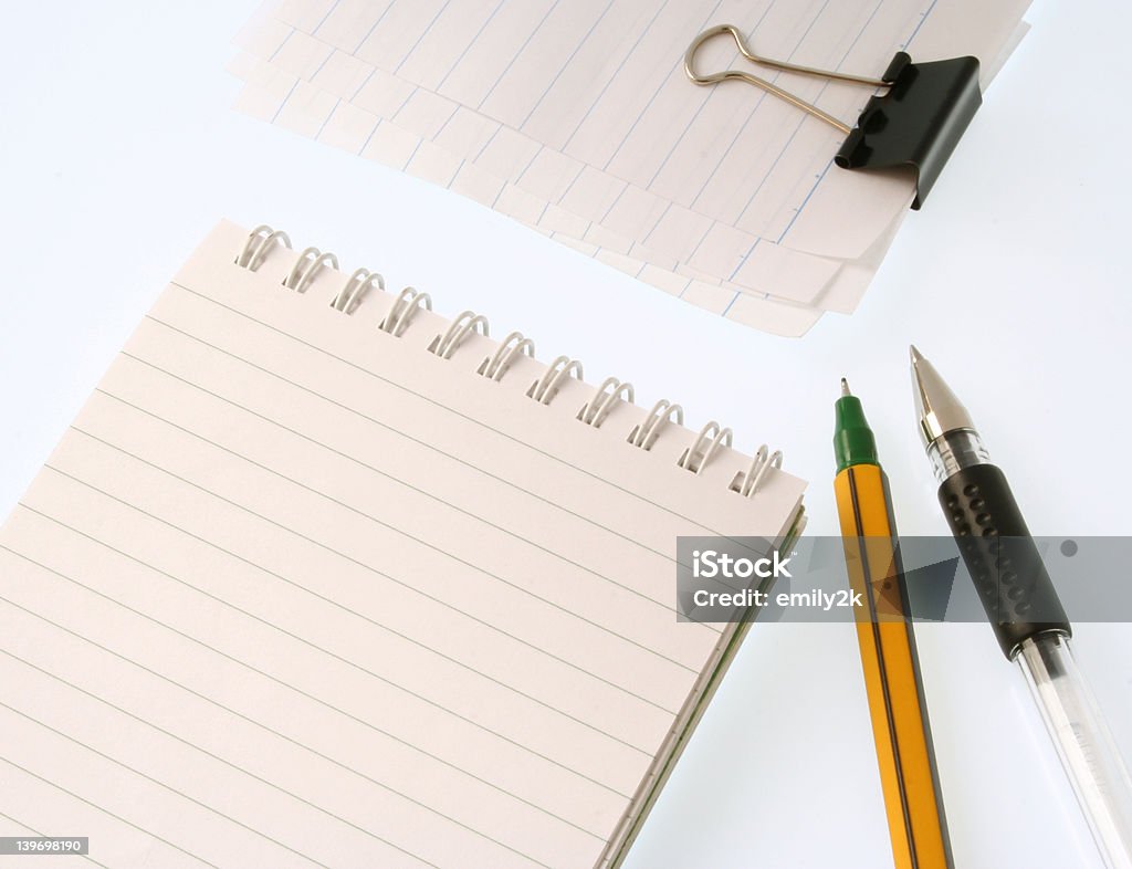 Escritório de objectos - Royalty-free Branco Foto de stock