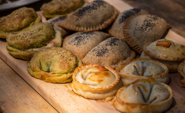 istock Argentinian stuffed pastries on wooden table 1396982597