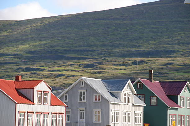 istock Painted Houses in Iceland 139698475